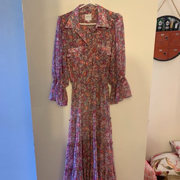 Misa Chiffon Dress - Picture 4 of 6